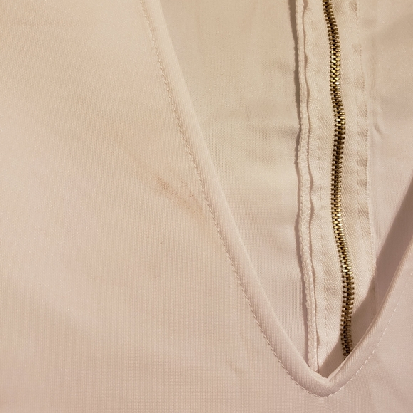 NWT White Lace-Up Side Grommet Dress - Picture 4 of 5